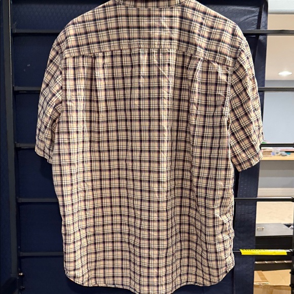 Men's Carhartt  Plaid Short Sleeve Shirt - Picture 4 of 4